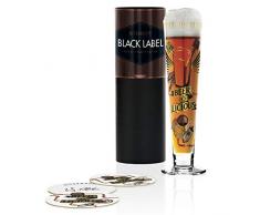 RITZENHOFF 1010246 Black Label - Vaso de cerveza (cristal, 385 ml)