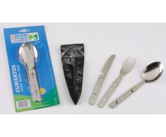 IBILI 720200 - Cubiertos Camping INOX