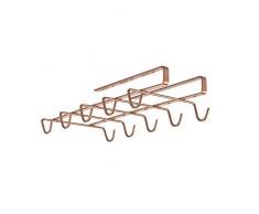 Metaltex My Mug Copper - Colgador para 10 Tazas, Color Cobre