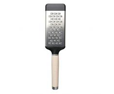 KitchenAid Rallador de Queso de Doble DirecciÃ³n de Acero Inoxidable, Beige Oscuro