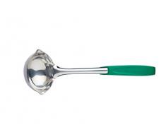 KitchenCraft MCSOUPLADGRN - Cazo para sopa (acero inoxidable, 35 cm), color verde
