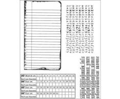 Stampers Anonymous Tim Holtz - Sellos de 7 x 8.5 Pulgadas, Escritorio Escolar