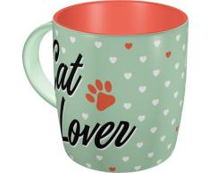 Nostalgic-Art 43029, Animal Club Cat Lover, Tasse Taza, cerámica, carbón, 8.5 x 13 x 9 cm
