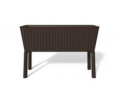 KETER - Macetero Splendor marrÃ³n 114 x 49,3 x 75,7 cm