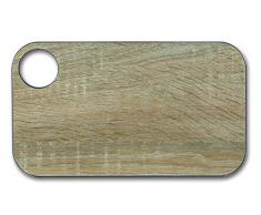 Arcos Tabla de Cocina para Cortar en Fibra de Celulosa y Resina, Marrón, 24 x 14 cm x 6.5 mm (Espesor), 18/8 Stainless Steel