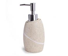 MSV 141591 - poliresina maula €“ dispensador de jabón, Color Beige