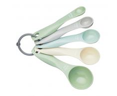 Colourworks Juego de Cucharas Medidoras, 5 Cucharas para Medir Alimentos, PlÃ¡stico Duradero, Resistente a las Manchas y Apto para Lavavajillas, Color ClÃ¡sico