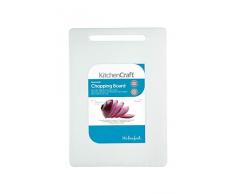 Kitchen Craft - Tabla de Cortar (35 x 25 cm), Color Blanco