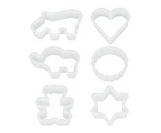 Metaltex 259105 - Juego de 6 Cortapastas de plÃ¡stico