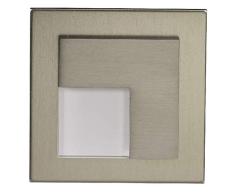 Zamel Ledix - Aplique de pared LED, metal, acero