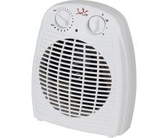 JATA TV78 - Calefactor Baño Eléctrico con Termostato Ajustable, 2000 W, 2 Potencias de Calor y Ventilador, Calentamiento Rápido, Protección Sobrecalentamiento, Asa de transporte