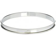 LACOR Gobel 68120 - Molde Redondo para Tarta (2,2 cm, Acero Inoxidable)