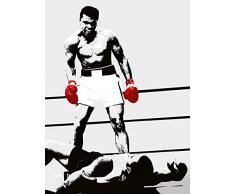 Muhammad Ali Guantes ImpresiÃ³n de Lienzo 60 x 80 cm