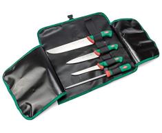 Sanelli 980604 - Juego de cuchillos para carnicero, acero inoxidable