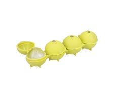 Colourworks Moldes para Hielo en Forma de Esfera, Silicona, Verde, 21,5 x 7 x 4 cm