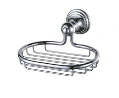 Haceka Jabonera, Metal, Plateado, 5,3 x 13,7 x 1,21 cm