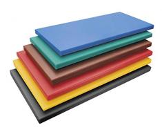 Lacor 60481 - Tabla corte polietileno para varios, GN 1/1 x 2 cm, negro