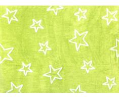 Aratextil Estrella Alfombra Infantil, Algodón, Pistacho, 120x160 cm