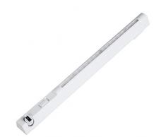 Maclean Luz lámpara LED con detector de movimiento PIR, alimentación: pilas 3xAAA (no incl.) cocina, dormitorio, cajones, armario, guardaroba, gabinete (MCE235)