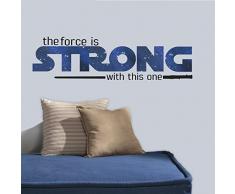 RoomMates RMK3077SCS-Pegatinas, diseÃ±o Pegatinas de Pared Star Wars la Fuerza Esta en ti