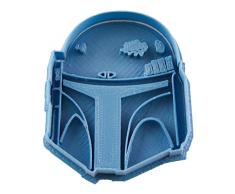 Cuticuter Star Wars Boba Fett Cortador de Galletas, PlÃ¡stico, Azul, 8x7x1.5 cm