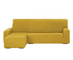 Martina Home Tunez Funda Sofá para Chaise Longue, Diseño Moderno, Tela, Oro, Brazo izquierdo corto