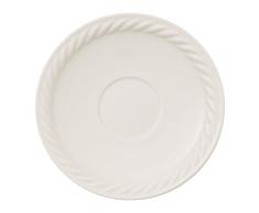 Villeroy & Boch Montauk Plato para taza, 16 cm, Porcelana Premium, Blanco