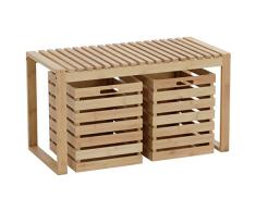 axentia Zapatero, Color de Madera, Aprox. 80 x 40 x 45 cm