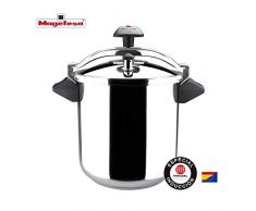 MAGEFESA INOXTAR Olla a presiÃ³n rÃ¡pida, Acero Inoxidable 18/10, Apta para Todo Tipo de cocinas, Incluido inducciÃ³n. â¦ (6L)