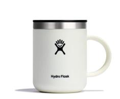 HYDRO FLASK - Termo Café para Llevar 354 ml - Taza Térmica - Vaso Isotérmico de Acero Inox. - Aislamiento al VacÃo - Asa y Tapa Cierre Presión - Libre de BPA - White