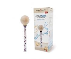 Bola de pino original para agua de piedras preciosas con 3 piedras preciosas y aroma a pino. Compatible con jarra de cristal de 1 l de la familia de pinos