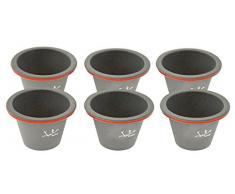 Jata Hogar MC Set de Moldes Flaneros, Silicona, modelo MC67, Gris, 32.5x25x10.5 cm, 6 Unidades