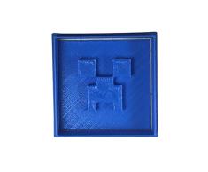 Cuticuter Creeper Cortador de Galletas Minecraft, azul