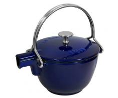 STAUB Tetera, Hierro Fundido, Azul, 16.5 cm