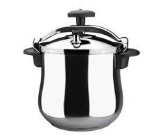 MAGEFESA Star Olla a presiÃ³n rÃ¡pida, fÃ¡cil Uso, Acero Inoxidable 18/10, Apta para inducciÃ³n. Fondo termodifusor, 3 Sistemas de Seguridad (BOMBEADA, 6L)