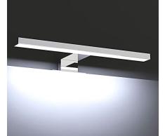 Kibath B 30cm, LÃ¡mpara Led 6000K para Apliques, InstalaciÃ³n en Mueble o Espejo de baÃ±o. Tipo de luz Blanca frÃ­a, 8 W, Cromo Brillo