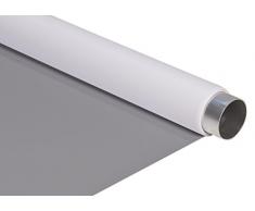 fondart Fondo Reversible, 145 x 450 cm, Vinilo, Blanco y Gris