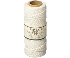 Hemptique HS20CO-WHT - Cordel para jardinerÃ­a, Color Blanco