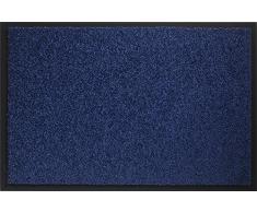 ID Mate 406005Â Mirande Alfombra Felpudo Fibra Nylon/PVC Recubrimiento Azul Marino 60Â x 40Â x 0,9Â cm