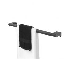 Tiger Bold Toallero, 1 Barra, Metal, Negro, 60x3,9x8,3 cm