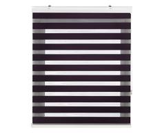 Blindecor Vela estor enrollable noche y dÃa premium con galerÃa | Violeta, estor de 140 x 180 cm (ancho x alto) | Tamaño de la tela 137 x 175 cm | Estor noche y dÃa elegante