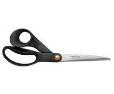 Fiskars Tijeras universales, Longitud total: 24 cm, Acero de calidad/Plástico, Functional Form, Negro, 1019198