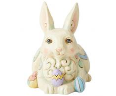Heartwood Creek by Jim Shore Conejo Acostado Estatuilla, Multicolour, One Size