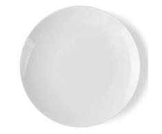 Holst Porcelana mA 145 Porcelana placa y Jumbo Plato redondo 45 cm Maxima, color blanco, 44.5 x 44.5 x 4.5 cm