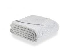 Todocama - Manta de algodÃ³n Extra Suave, Cuatro Estaciones, Colcha Multiusos sofÃ¡, Plaid para Cama, Manta Foulard, cubrecama, cubresofÃ¡. (180x240cm, Gris Claro), PRCMAMSGRCL180X240