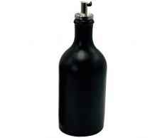mikken Aceitera, gres, Acero Inoxidable, Silicona, Negro, 500 ml