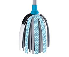 BLACK+DECKER BXFM0002GB Cabezal de fregona de 3 acciones, Adecuado para Suelos Duros, Microfibra superabsorbente, Estropajo antiarañazos, Limpia y pule, 35 cm x 14 cm x 11 cm, 63649