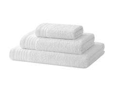 Degrees home - Juego de Toallas de baño - Toalla de Ducha, Toalla de Manos y Toalla de bidé - 100% Algodón - 480 g/m2