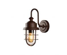 Konstsmide Cerignola 7351-970 - Aplique de pared (E27, acero inoxidable)