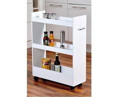 Kesper nicho Estante, Madera, Blanco, 22Â x 60Â x 79Â cm